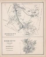 Hooksett, Hooksett Village, New Hampshire State Atlas 1892 Uncolored